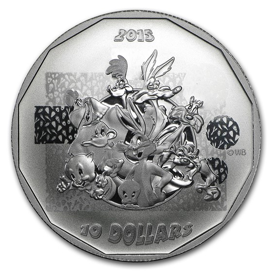 2015 Canada 1/2 oz Silver $10 Looney Tunes That's All Folks! 2015 Canada 1/2 oz Silver $10 Looney Tunes That's All Folks!
